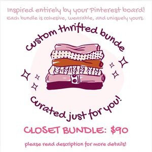 Custom Pinterest-Inspired Thrift Bundle | Curated Just for You ✨ CLOSET BUNDLE